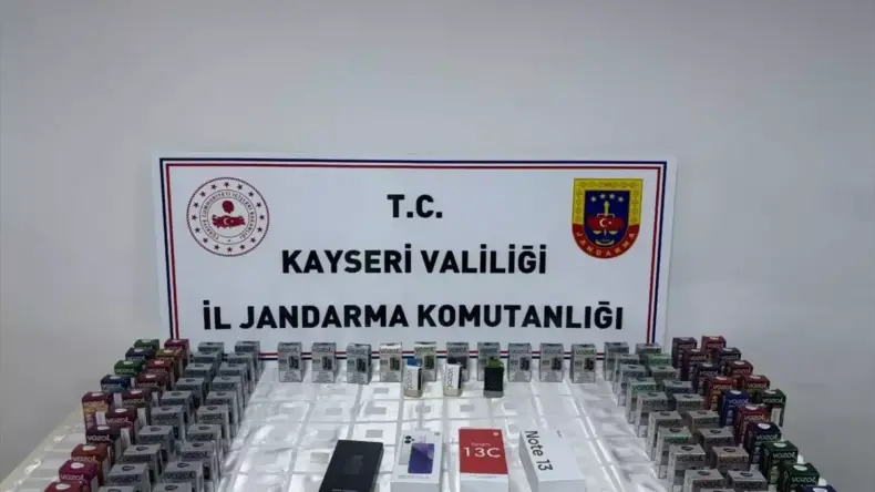 Kayseri’de Kaçakçılık Operasyonu