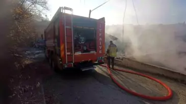 Ankara’da Gecekonduda Yangın