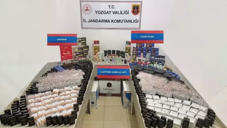 Yozgat’ta Kaçak Tütün Operasyonu