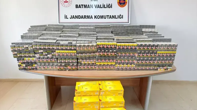 Batman’da 8 bin 940 paket kaçak sigara ele geçirildi