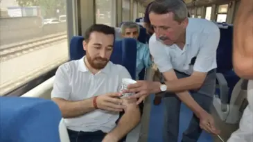 Batman’da Sıcak Hava İçin Yolculara Ayran İkramı