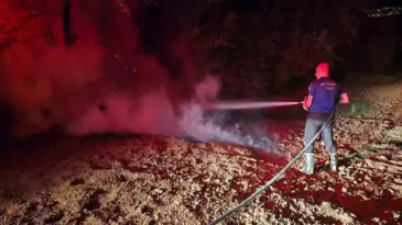 Elazığ’da Bahçe Yangını Kontrol Altına Alındı
