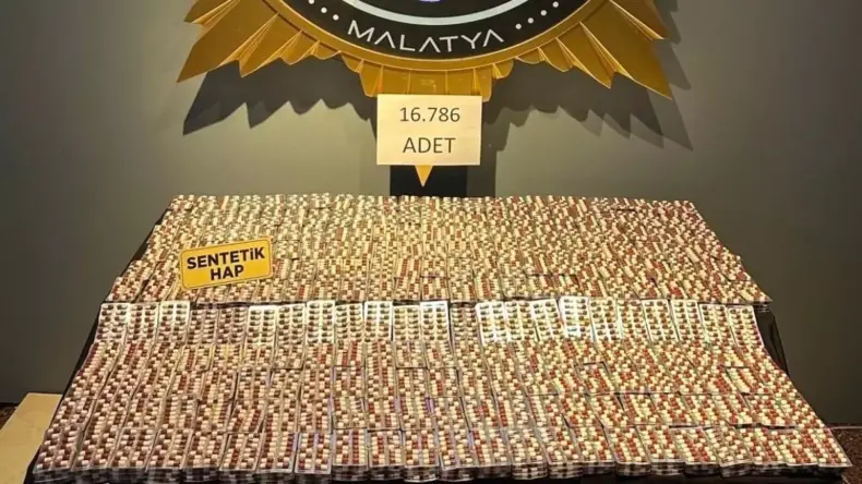 Malatya’da Sentetik Ecza Operasyonu