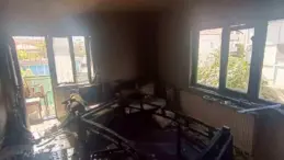 Kahramanmaraş’ta Ev Yangını Söndürüldü
