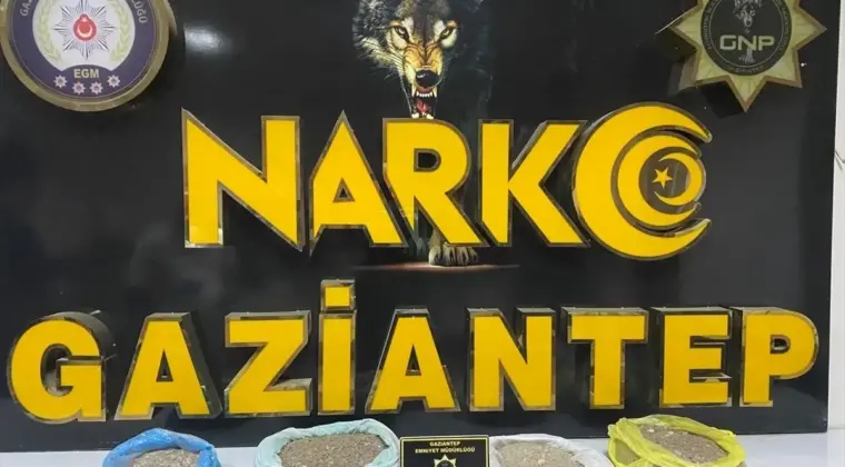 Gaziantep’te Uyuşturucu Operasyonu: 7.65 kg Ele Geçirildi