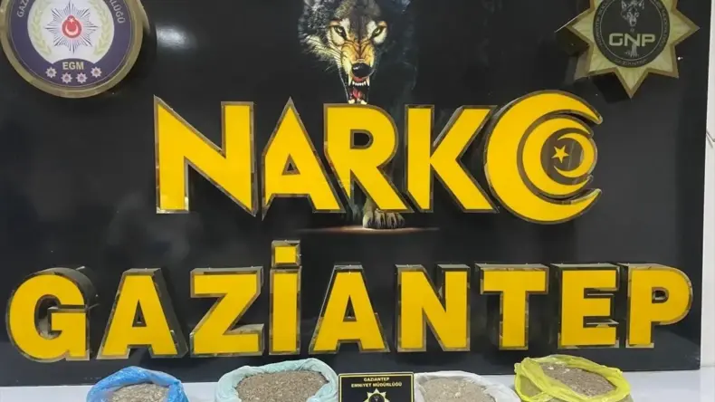 Gaziantep’te Uyuşturucu Operasyonu: 7.65 kg Ele Geçirildi