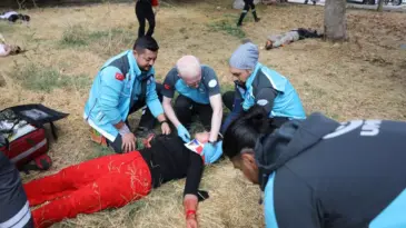 Gaziantep’te Gerçekçi Patlama Tatbikatı