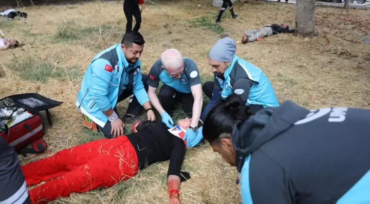Gaziantep’te Gerçekçi Patlama Tatbikatı