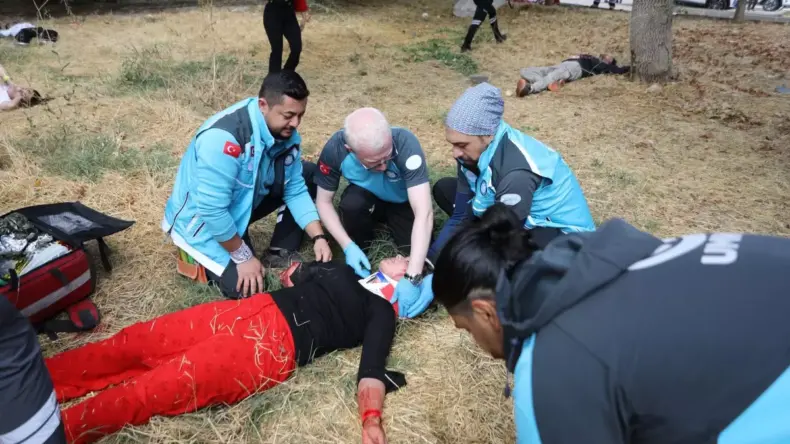Gaziantep’te Gerçekçi Patlama Tatbikatı