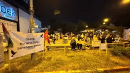 Hatay’da İsrail’e Tepki Gösterildi