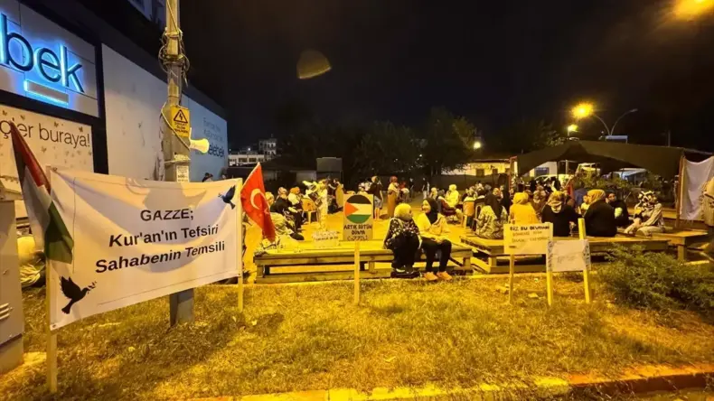 Hatay’da İsrail’e Tepki Gösterildi