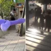Oto yıkamacıda kira krizi! Eline geçeni sokağa fırlattı