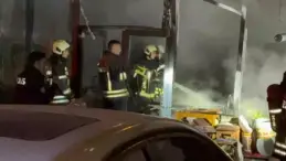 Talas’ta Restoranda Yangın