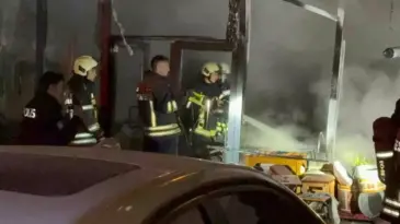 Talas’ta Restoranda Yangın