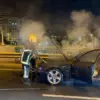 Kayseri’de Otomobil Yangını