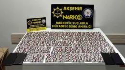 Akşehir’de Uyuşturucu Operasyonu: 1200 Hap Ele Geçirildi