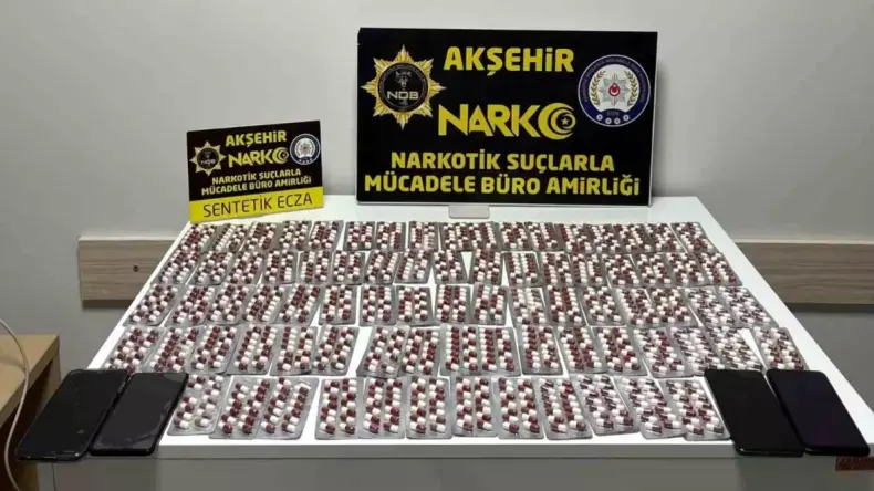 Akşehir’de Uyuşturucu Operasyonu: 1200 Hap Ele Geçirildi