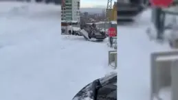 Malatya’da Kar Yağışı Trafiği Olumsuz Etkiledi