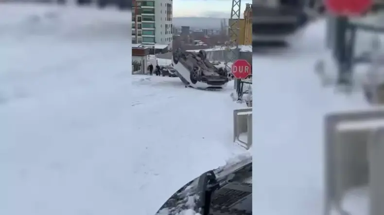 Malatya’da Kar Yağışı Trafiği Olumsuz Etkiledi