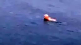 Mudanya’da Soğuk Havada Denize Giren Vatandaş Şaşırttı