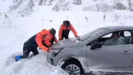 Kayseri’de 117 Kişi Karla Mahsur Kaldı