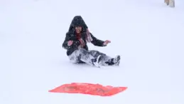 Talas’ta Kar Eğlencesi