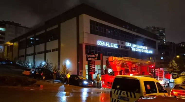 Yüzme Havuzunda Yangın Söndürüldü