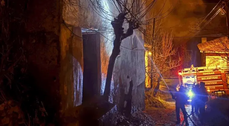 Bilecik’te köy evinde çıkan yangın korkuttu