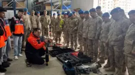 Jandarma Ekiplerine Arama Kurtarma Eğitimi