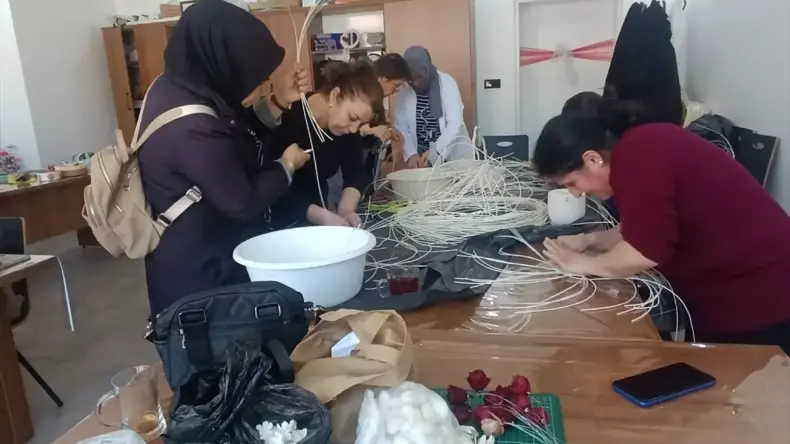 Nallıhan’daki ADEM’de 230 kadın kurslara katılıyor