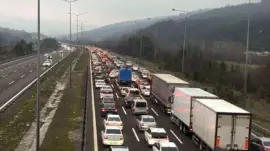 Bolu’dan 331 bin araç geçti