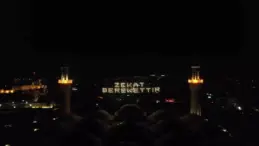 Bursa’da Mahya Geleneği: ‘Zekat Berekettir’