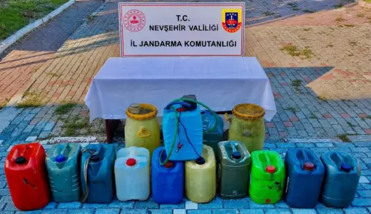 Nevşehir’de 400 Litre Motorin Çalan Şüpheli Yakalandı